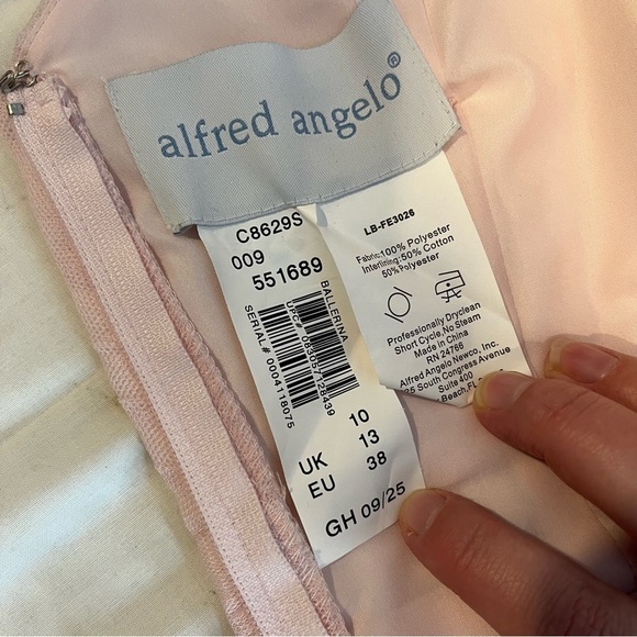 ALFRED Angelo Modern Vintage Style Ballerina Chiffon Bridesmaid Prom Dress NWT - Picture 16 of 16